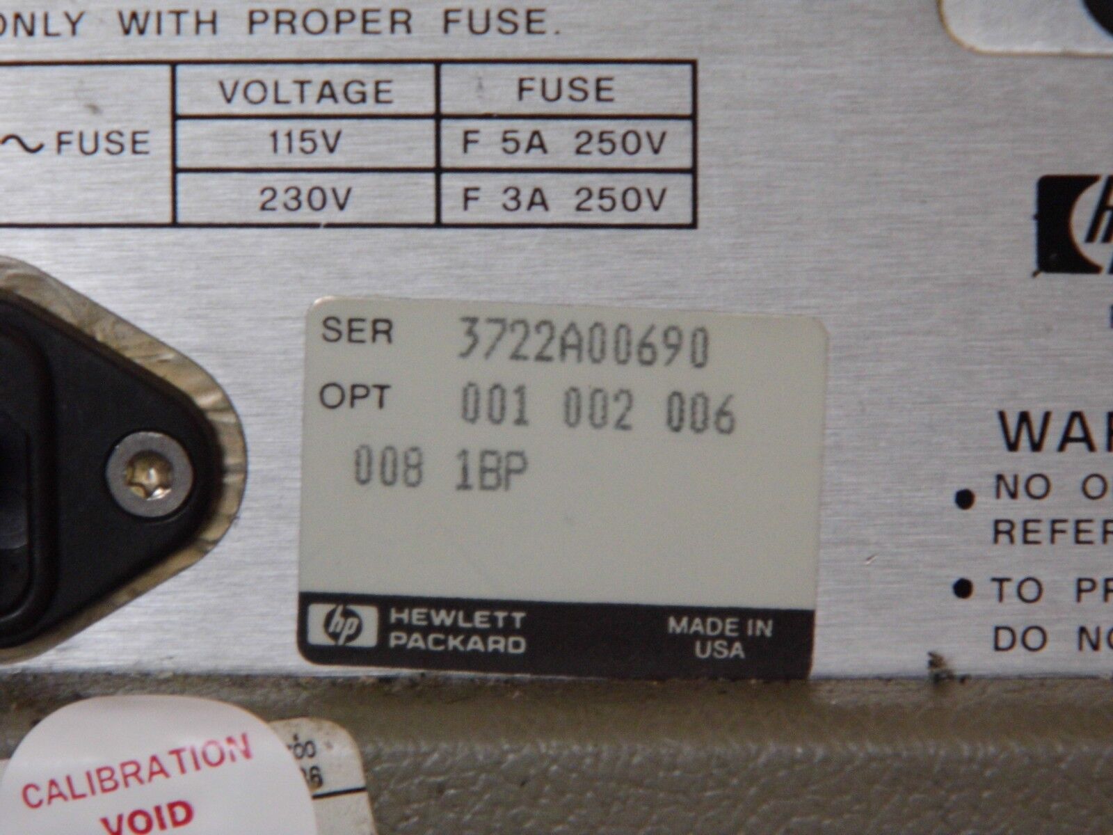 Agilent HP 83620B 001-002-006-008 Synthesized Sweeper 10MHz - 20GHz, 2 in stock Agilent HP 83620B 001-002-006-008 Synthesized Sweeper 10MHz - 20GHz, 2 in stock